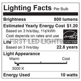 10W (75W Equivalent) PAR30 LED Lamp - 35 Degree Beam-First LED Lighting Center