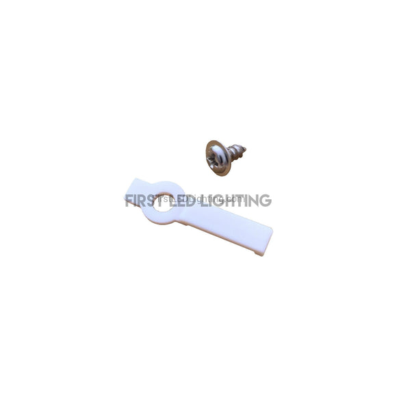 10mm Indoor Strip Fixing Clips - 20 Sets-First LED Lighting Center