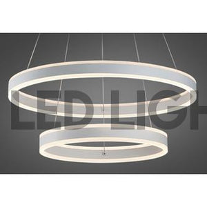 2-Ring Dual-Facing LED Pendant Chandelier - 5688-2-First LED Lighting Center