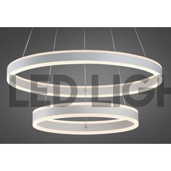 2-Ring Dual-Facing LED Pendant Chandelier - 5688-2-First LED Lighting Center