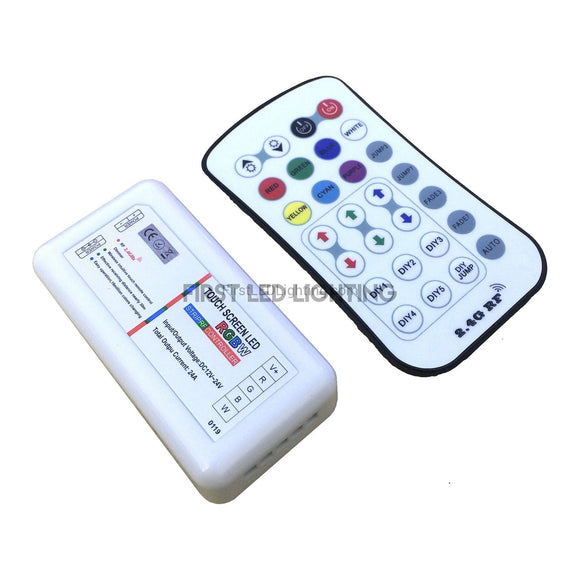 28 Pin Rectangle Controller 28-Key RGBW RF Controller – First LED Lighting