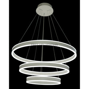 3-Ring Dual-Facing LED Pendant Chandelier - 5688-3-First LED Lighting Center
