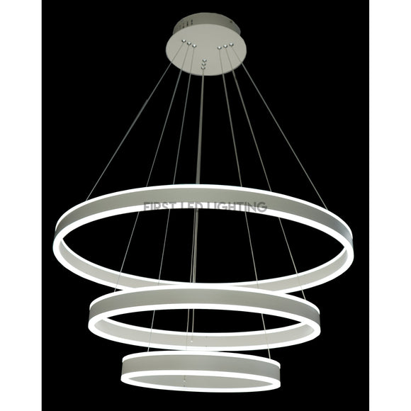 3-Ring Dual-Facing LED Pendant Chandelier - 5688-3-First LED Lighting Center