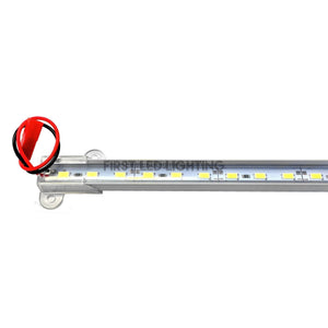 5630 LED Half M Rigid Bar with Aluminum Channel - High Density - Indoor Only - Daylight 6500K-First LED Lighting Center