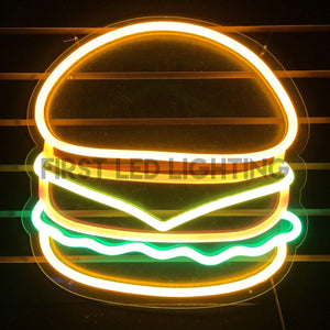 Burger - NeonFX Sign-First LED Lighting Center