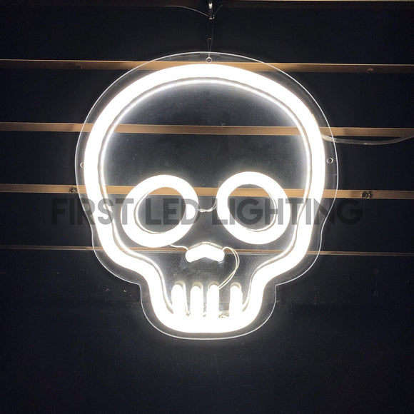 Dead Emoji - NeonFX Sign - White-First LED Lighting Center