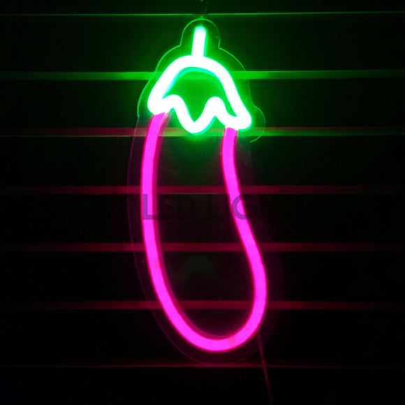 Eggplant - NeonFX Sign-First LED Lighting Center