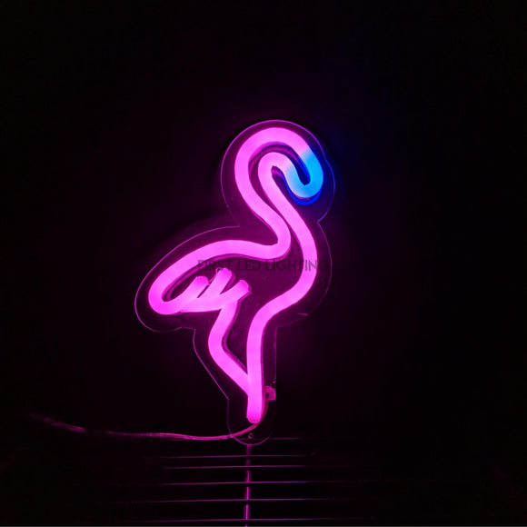 Flamingo with Tabletop Stand - NeonFX Sign-First LED Lighting Center