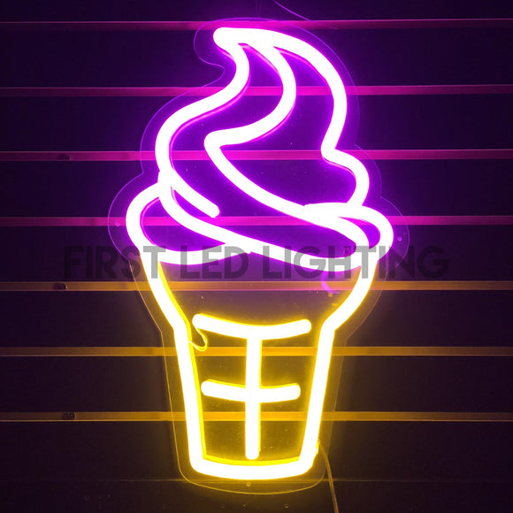 Ice Cream 2 - NeonFX Sign-First LED Lighting Center