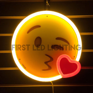 Kissy Face - NeonFX Sign-First LED Lighting Center