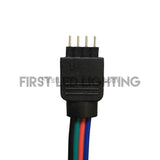 RGB 4-Pin Single End Connector-First LED Lighting Center
