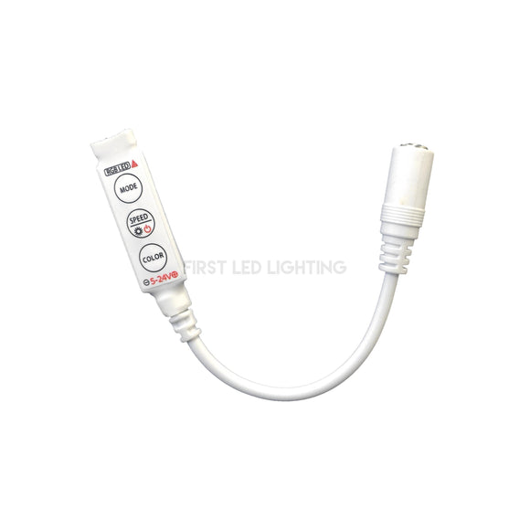RGB In-Line 3-Key Mini Controller-First LED Lighting Center