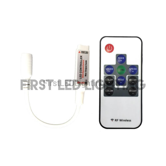 RGB Mini Controller with 10-Key RF Remote-First LED Lighting Center