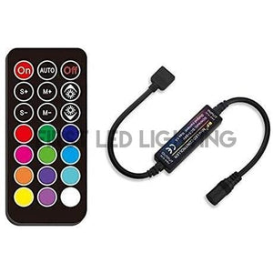 RGB Mini Controller with 21-Key RF Remote M6-First LED Lighting Center