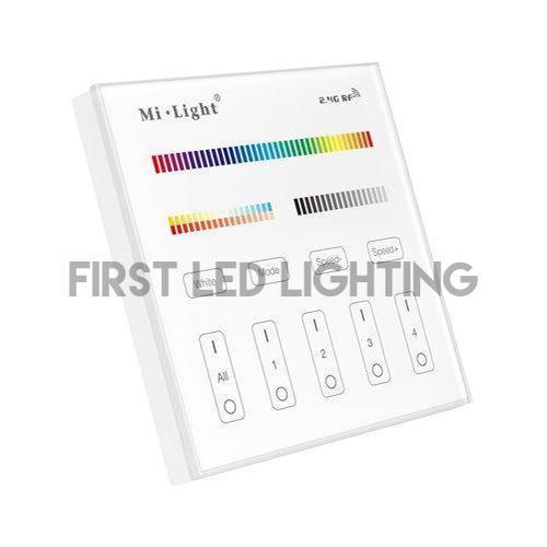 RGB+CCT 4-Zone Wireless Wall Panel Remote-First LED Lighting Center
