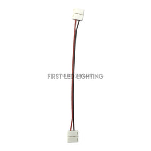 Single Color Double End Clip Connector - 10mm-First LED Lighting Center