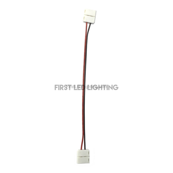 Single Color Double End Clip Connector - 10mm-First LED Lighting Center