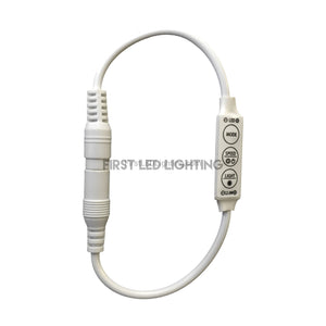 Single Color In-Line 3-Key Mini Controller-First LED Lighting Center