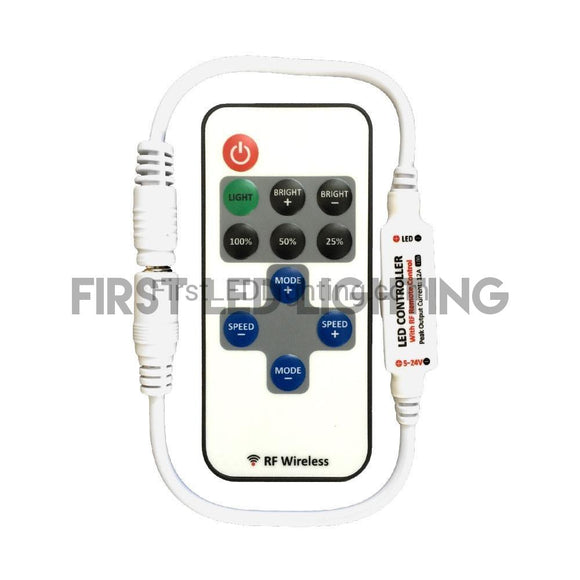 Single Color Mini Controller with 11-Key RF Remote-First LED Lighting Center